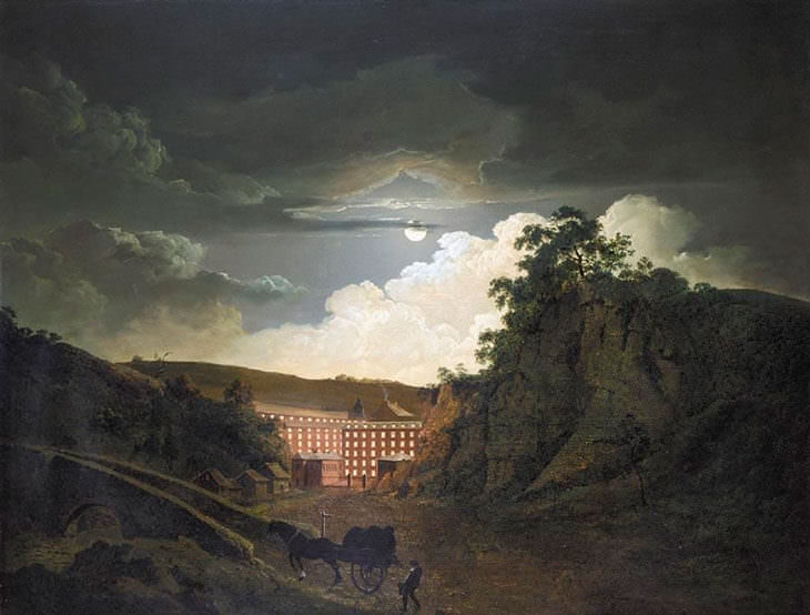 Arkwright's Cotton Mills by Night - 1782 - Joseph Wright